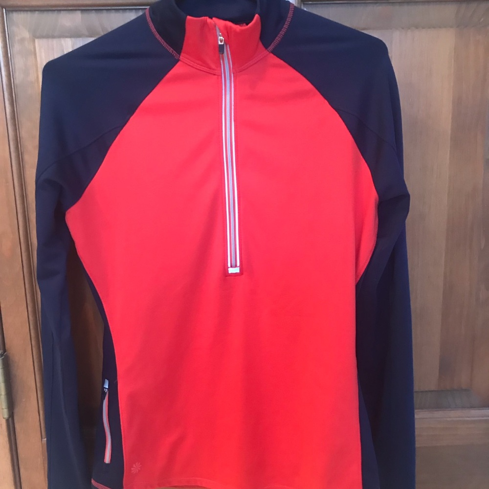 Athleta 1/2 zip run top